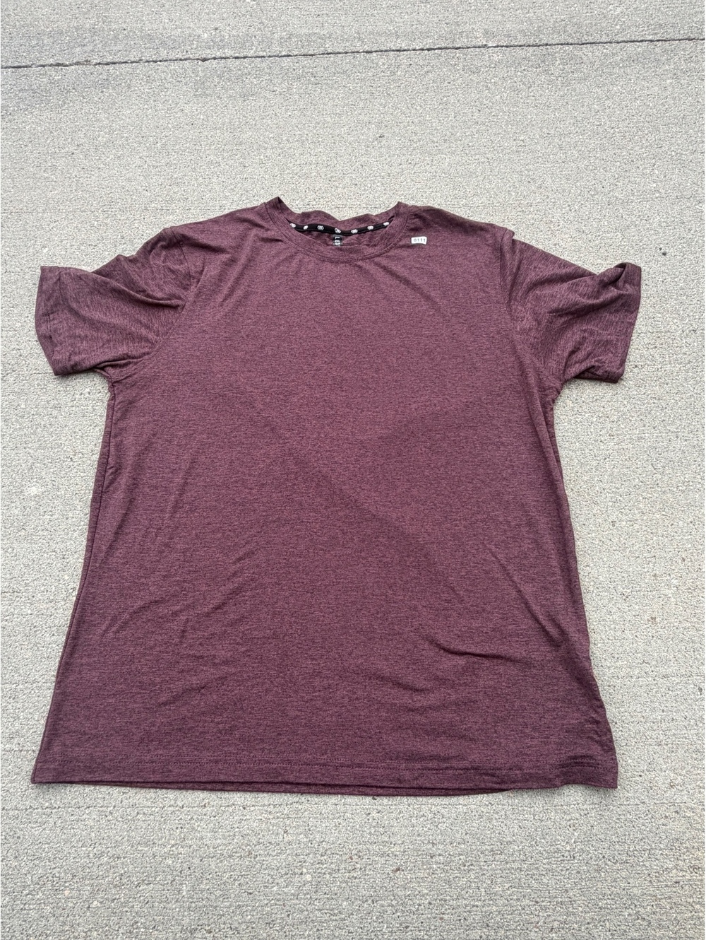 Leg3nd Inspire Men's Maroon Performance T-Shirt Large